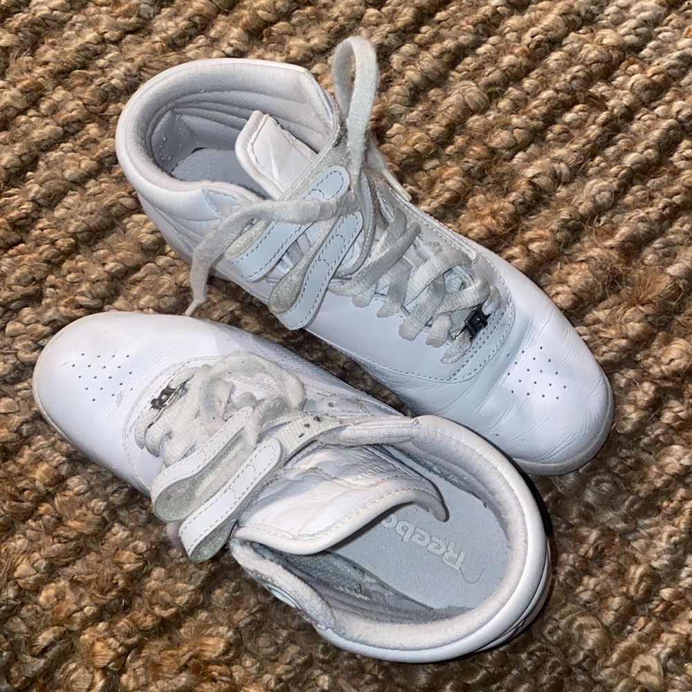 Reebok White High-Top Sneakers - Picture 2 of 6